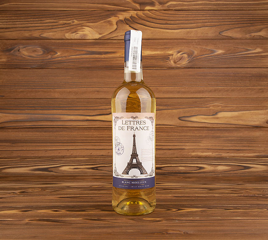 Вино Blanc Moelleux п/слад. 11%, 0,75 л