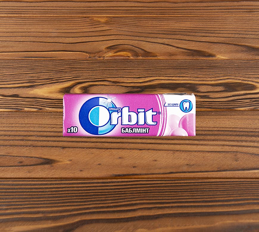 Гумка жувальна Orbit Bubblemint, 14 г