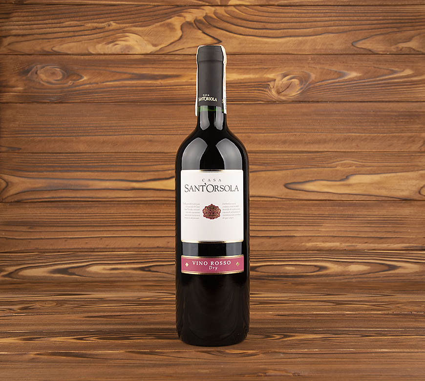 Вино Rosso Dry червоне сухе 11%, 0,75 л