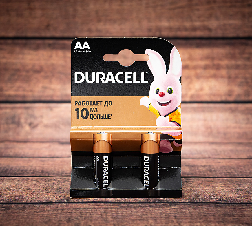 Батарейки 1.5VLR6 Duracell Basic AA