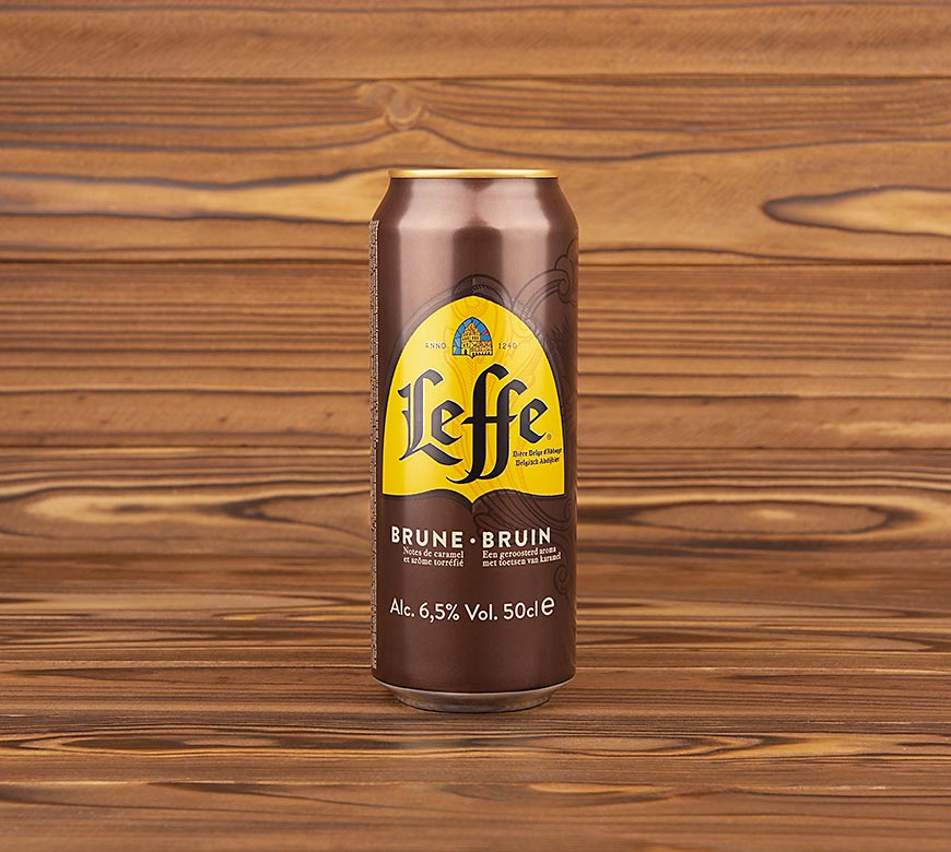 Пиво Bruin Leffe темне 6.5%, 0,5 л