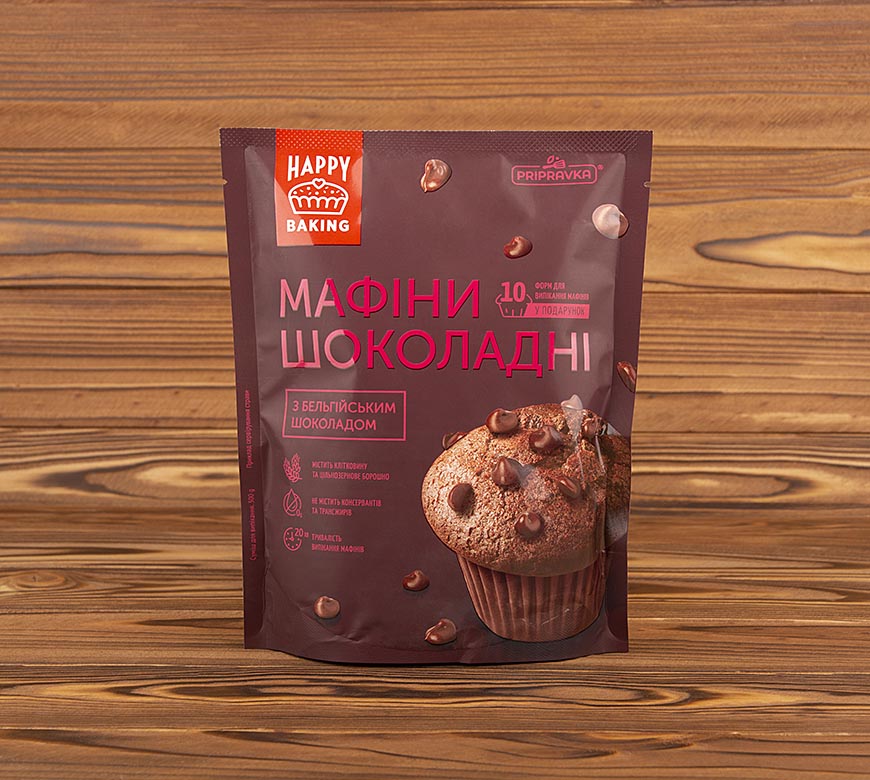 Суміш для випікання Мафін шоколадний, 300 г