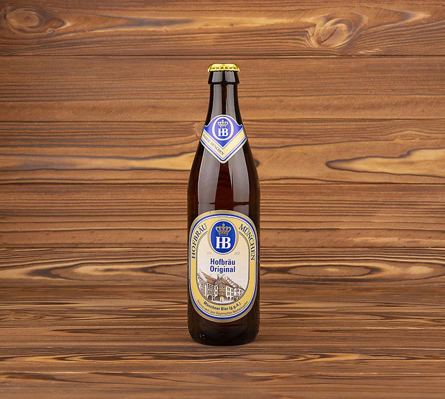Пиво Hofbräu світле 5.1%, 0,5 л