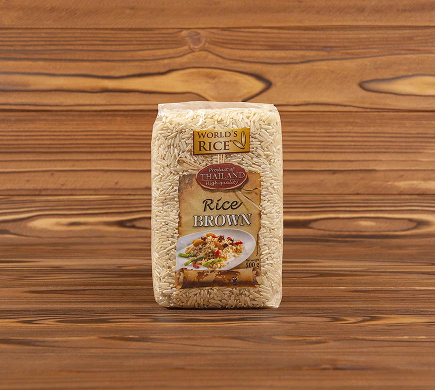 Рис натуральний World's Rice, 500 г