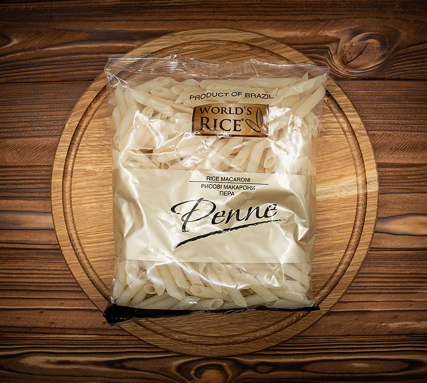 Макарони рисові пера World's Rice, 450 г
