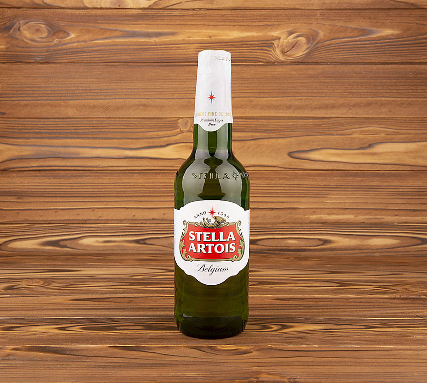 Пиво Stella Artois світле с/б 4.8%, 0,5 л